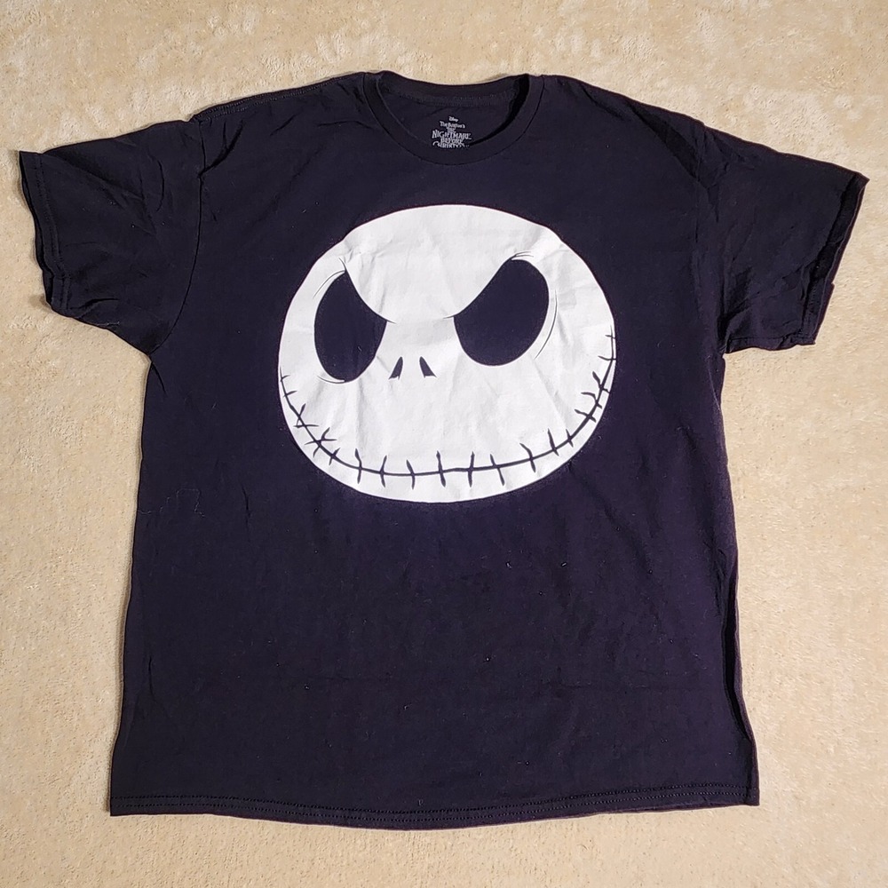 Disney The Nightmare Before Christmas Jack Skellington Moon T-Shirt Size XL